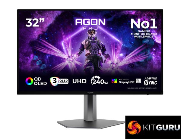 Reviews AOC Agon Pro AG326UZD2: Monitors 4K 240Hz QD-OLED Penta Tandem