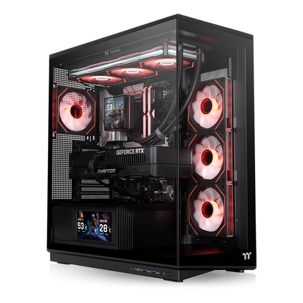 Review Thermaltake Stage 450 TG ARGB: Mid-Tower Kaca Tempered dengan Kipas Side-Mounted dan Panel Tampilan Opsional