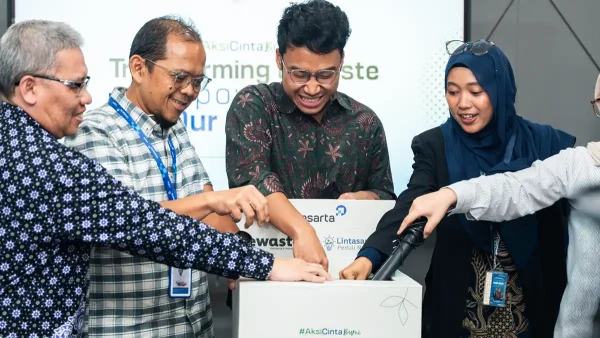 Lintasarta dan EwasteRJ Gelar Program #AksiCintaBumi, Target Kumpulkan 380 Kg E-Waste Hingga November 2026