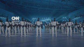110 Robot Humanoid AgiBot Menari Serentak di China, Pecahkan Rekor Dunia